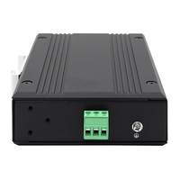 UOTEK Switch Ethernet No Administrado de 8 Puertos 10/100M, Entrada DC9-48V, Montaje en Pared, Switch Industrial, Estándar IEEE 802.3 10Base-T