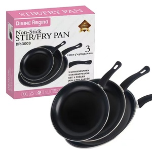 Oem/ODM thiết kế cổ điển Carbon kim loại <span class=keywords><strong>Frypan</strong></span> không dính cảm ứng dưới hoàn chỉnh bếp Cookware Set - Product Image 1
