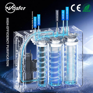 <span class=keywords><strong>Purificador</strong></span> de <span class=keywords><strong>Agua</strong></span> por Ósmosis Inversa de Alto Flujo Wosfer 1200G, Filtración de 8 Etapas, Instalación Bajo Fregadero, Uso Doméstico, Autolimpieza - Product Image 5