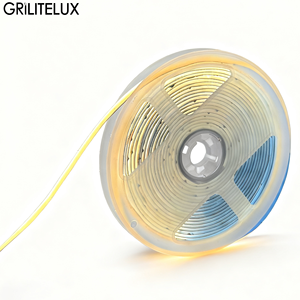 ไฟแถบ FOB COB ขนาด 8 มม. 480LEDs/เมตร 24V DC สีขาวกลางวัน 6500K สำหรับไฟส่องโชว์ร้านขายเครื่องประดับ - Product Image 1
