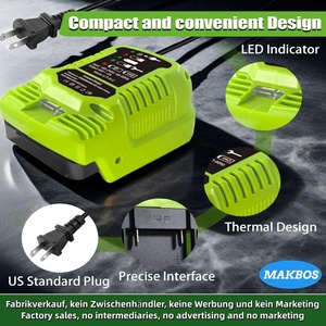 Cargador Portátil Mini para Batería Green-Woks de 40V, Compatible con la Batería Green-Woks G-MAX de 40V 29462 29472 BAF702, Herramientas Eléctricas - Product Image 4