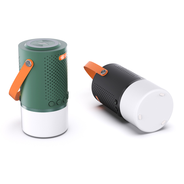 Smart Connected Outdoor Speaker With Synchronized Music and Lights 15W IP66 Waterproof Portable Speaker for Camping Home