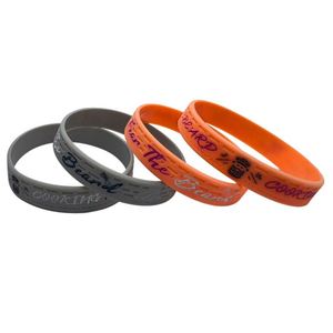 Bracelets en silicone avec logo sérigraphié - Bracelets promotionnels en caoutchouc en gros pour enfants, sports, jeux, associations caritatives - Product Image 3