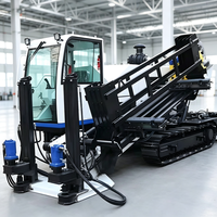 Machine de forage directionnel horizontal de 5 tonnes, directement de l'usine, avec une force de traction de 51 kN pour l'installation de petits tuyaux