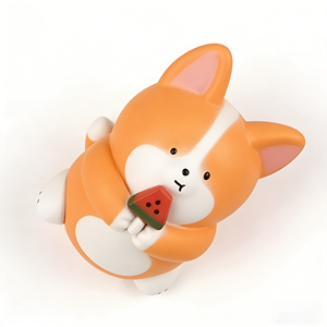 Juguete de Mascota Pequeña, Perro de Vinilo Miniatura, Versión <span class=keywords><strong>Q</strong></span>, Escala 1:12, Cachorro de Dibujos Animados, Lindo Animal, Regalo de Navidad <span class=keywords><strong>para</strong></span> Adolescentes y Adultos - Product Image 2