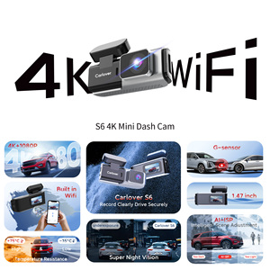 Carlover S6 4K Auto Black Box DVR Wifi AI <span class=keywords><strong>Dashcam</strong></span> 4K Voor- en Achtercamera Dubbele Opname Autocamera 4K <span class=keywords><strong>Dashcam</strong></span> Wifi <span class=keywords><strong>Dashcam</strong></span> voor Auto - Product Image 5