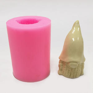 Molde de silicona epoxi para decoración navideña, para hombre mayor, Rudolph, Santa, paja - Product Image 4