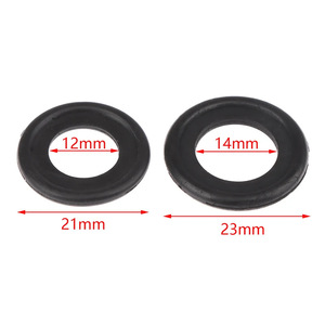 Oil Pan Drain <b>Plug</b> <b>Rubber</b> Gaskets M12 M14 30mm Outer Diameter 2mm Thickness For Buick Chevrolet Ford Vehicles - Product Image 3