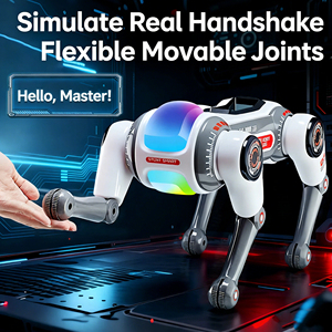 Robot Perro Inteligente 2.4G RC Biónico con Trucos Realistas, Interacción por Voz con IA, Luz LED Dinámica y Música - Product Image 5