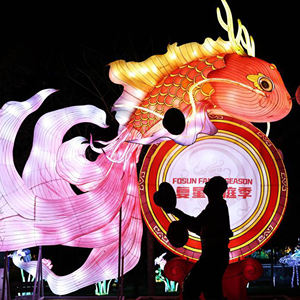 Подсветка, лидер продаж, большой китайский праздничный фонарь для украшения - Product Image 2