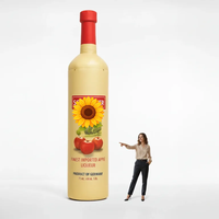 Énorme ballon gonflable en forme de bouteille de vin pour promotion, forme/logo personnalisé, présentoir géant pour bouteille d'alcool