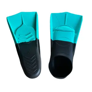 Barbatanas de silicone para treinamento de natação barbatanas de mergulho adequadas para natação e mergulho com snorkel
