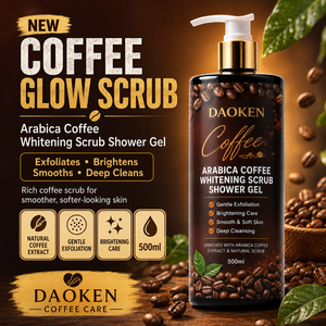 Gel Douche Exfoliant Hydratant et Blanchissant au Café Arabica Naturel, <span class=keywords><strong>Bain</strong></span> <span class=keywords><strong>Moussant</strong></span> Nourrissant et Rafraîchissant - Product Image 2