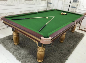 <span class=keywords><strong>Table</strong></span> de billard de luxe standard en ardoise avec poches en cuir et rails en bois massif - Product Image 6