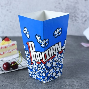CLP Cholyn Classic Boîte d'emballage de seau à pop-corn jaune <span class=keywords><strong>et</strong></span> bleu gaufrage mat pour chewing-gum Sushi chips de pomme de terre - Product Image 6