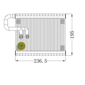 Évaporateur de climatisation pour CITROEN C4 Picasso Ds4 PEUGEOT 308 408 II 1623243080 - Product Image 6