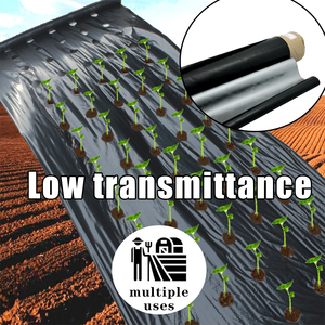 Film de paillage réfléchissant noir en HDPE+UV, design attrayant, prix usine abordable, pour l'agriculture et les serres, découpe sur mesure - Product Image 3