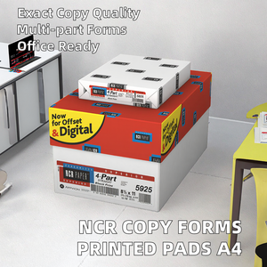 Papel Recibos Personalizado con Impresión Digital OEM Azul, Recubierto, sin Carbón, para Negocios, Precio de Fábrica - Product Image 2