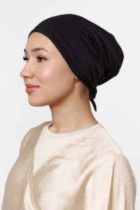 <span class=keywords><strong>LO</strong></span>.LOVE Fluweelzachte Anti-slip Hoge Kwaliteit Op Maat Gemaakt Elegant IJs Bamboe Jersey Katoen Verwarmende Muslim Sjaal Binnenmuts Hijab - Product Image 2