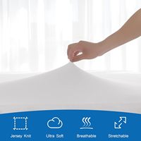 Protège-matelas imperméable AOSEN, surmatelas, housse de matelas, drap-housse respirant, doux pour la peau et silencieux
