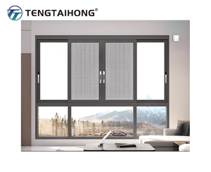 Mới nhất hiện đại sang trọng Úc chứng nhận cửa sổ trượt nhôm tốt nhất cửa sổ trượt khung hợp kim nhôm - Product Image 3