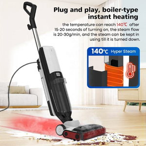 Aspirateur <span class=keywords><strong>vapeur</strong></span> humide <span class=keywords><strong>et</strong></span> sec 5-en-1 266 ° F Hypersteam 140 ° Chauffage instantané HEPA pour la maison, nettoyage des sols en bois, tapis <span class=keywords><strong>et</strong></span> carrelage, vente chaude - Product Image 2