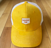 Topi Richardson 112 Polos Berbahan Jaring Sporty 100% Katun Unisex Model Trucker 6-Panel dengan Hasil Cuci dan Logo Custom Printing