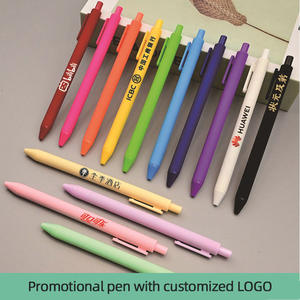 Bolígrafo de gel multicolor, prensa de plástico, papelería de oficina multifuncional, logotipo personalizado, artículo promocional borrable - Product Image 2