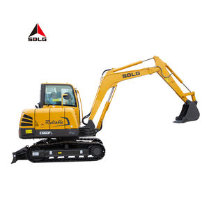 Miniexcavadora SDLG E660FL de Alta Calidad, Excavadora Hidráulica Tipo Oruga, Pequeña Retroexcavadora con Accesorios - Product Image 4
