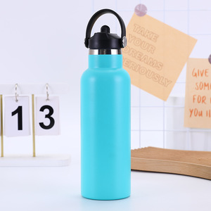 High Quality for Vacuum Insulated Stainless Steel Flask Eco-Friendly Thermal Drink <b>Bottle</b> with Multiple Lids for Camping - Product Image 4