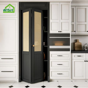 Acordeón plegable <span class=keywords><strong>de</strong></span> puerta corredera Interior compuesto <span class=keywords><strong>de</strong></span> madera <span class=keywords><strong>de</strong></span> diseño moderno para acabado comercial residencial para sala <span class=keywords><strong>de</strong></span> estar - Product Image 4