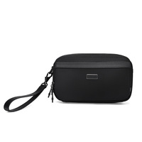 Nouvelle Pochette Homme Transfrontalière Tendance Décontractée Grande Capacité Oxford Business Mode Fermeture Éclair Sac IPAD Doublure Polyester