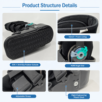Botte de marche gonflable réglable ROM Air Cam Walker avec charnière verrouillable pour la récupération post-chirurgicale