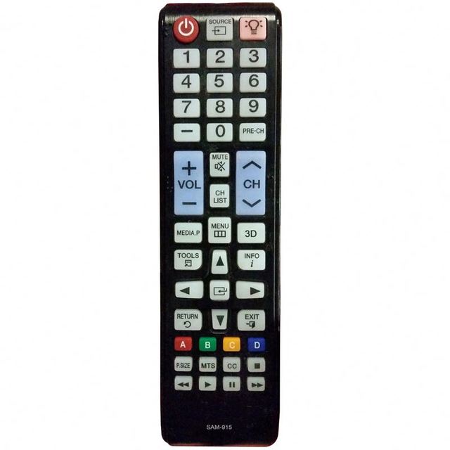 Universal TV Remote Controller SAM-915 Waterproof Function Fit for Most Smart TVs