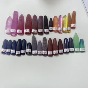 Gemas DS, piedras preciosas sueltas, material rugoso, Corindón sintético, zafiro rosa sin cortar, piedra cruda - Product Image 5