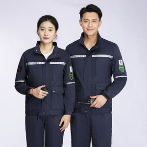 Acidproof phản quang an toàn công nhân đồng phục khai thác mỏ than dầu khí Hi VIS Áo khoác chống axit kiềm áo cao khả năng hiển thị bảo hộ lao động - Product Image 6