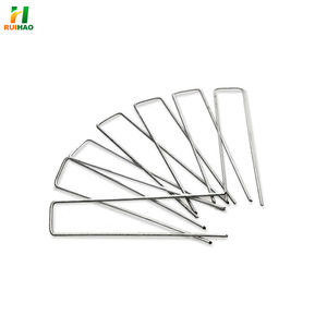 Agrafes au sol SOD lumineuses de 6 pouces Agrafes de paysage en acier galvanisé Épingles à <span class=keywords><strong>gazon</strong></span> - Product Image 4