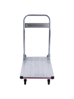 Carretilla de Acero de Cuatro Ruedas con Capacidad de 150 kg, Plataforma Plegable para Mudanzas, Carretilla Manual con Giro de 360 Grados, Herramientas Personalizables OEM