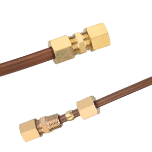Áp lực cao đồng nén Ống phù hợp với dày ferrule đường kính bền tùy chọn đồng phụ kiện đường ống - Product Image 3