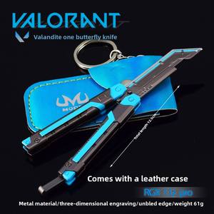 Periférico para el Juego <span class=keywords><strong>Valorant</strong></span>, Mini Estuche RGX 11Z PRO, Modelo Butterfly Balisong, Llavero Luminoso de Metal, Tarjeta Gráfica 11Z PRO - Product Image 6