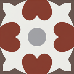 Azulejo de Cemento Encaustic CTS 46.2, 150x150 mm, Moderno, para Interiores de Villas, Antideslizante, Alta Calidad, Exportación a Estados Unidos, Hecho en Vietnam - Product Image 1