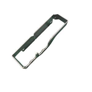 إطار لوحة ترخيص مخصص من الفولاذ المقاوم للصدأ، إكسسوار سيارات قابل للتخصيص، تصنيع الصفائح المعدنية، ماركة Jzjm صنع في قوانغدونغ - Product Image 1