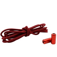 Lacets élastiques ronds Weiou de 3 mm avec adaptateur capsule sans nœud – Accessoires de chaussures tendance pour les paresseux