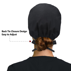 Zhenbang Soft-Top verstellbare Peeling kappen Satin gefüttert mit Knopf Arbeits hut Schweiß band Elastische Bandage Binden Hüte - Product Image 2