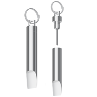 Outil multifonctionnel 2-en-1 pour l'éjection de la carte SIM, porte-clés portable, outil de nettoyage et de démontage du plateau de carte SIM, ouvre-boîte