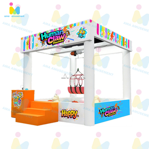 AMA Adult & Kids Big Large <span class=keywords><strong>Arcade</strong></span> Crane Máquina de garra humana <span class=keywords><strong>real</strong></span> para Centro Comercial - Product Image 1