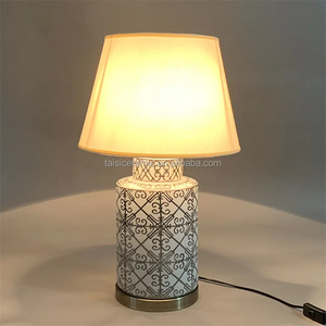 <span class=keywords><strong>LJ004</strong></span>โต๊ะเซรามิคตกแต่งบ้านดีไซน์ใหม่พร้อมโคมไฟ - Product Image 3