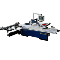 Scie à panneaux pour meubles en bois, scie à table verticale automatique à glissière, machine de découpe portable réglable à 45/90 degrés