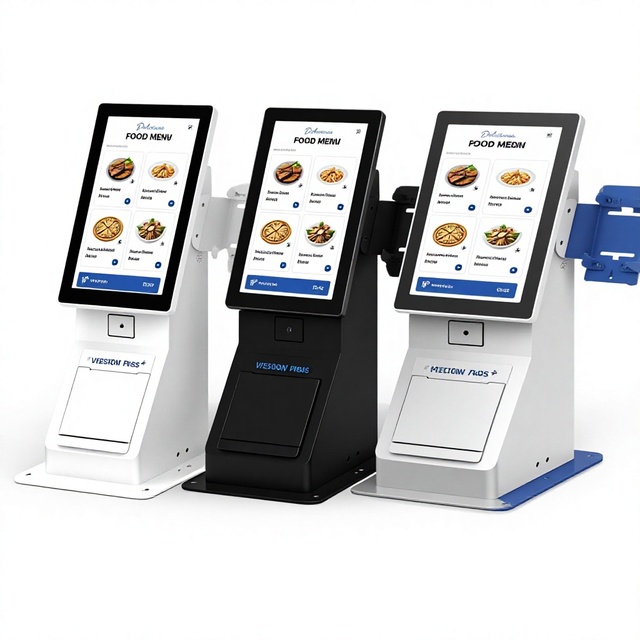 Desk Mount All-in-One 10.1 Inch POS Payment Kiosk with Touch Screen Barcode Reader Printer Scanner Module SDK Function