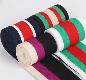 Trong kho nhiều màu Jacquard dệt kim đàn hồi trang trí Băng dọc dệt kim xương cá Fleece <span class=keywords><strong>Webbing</strong></span> cho quần áo quần thiết kế - Product Image 5